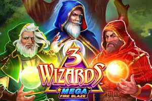 Playtech : Mega Fire Blaze: 3 Wizards - RICHES138