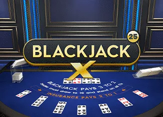 Blackjack X 25 - Azure - RICHES138