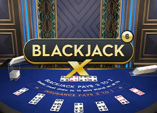 Blackjack X 6 - Azure - RICHES138