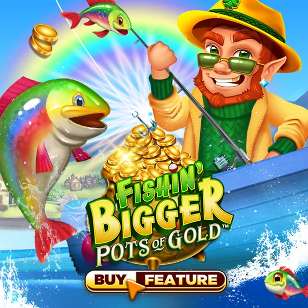 Microgaming : Fishin Bigger Pots of Gold - RICHES138